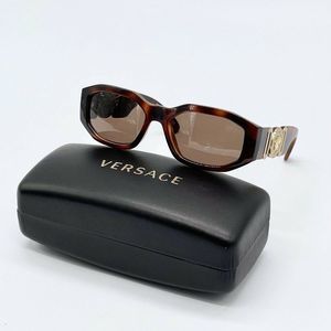 New! Versace Medusa Brown 40mm Sunglasses